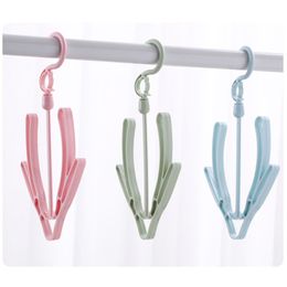 Plastic schoenen Hanger Droogrek Dubbele haak Ontwerp Droog plank Space Saving Home Storage Organisator XBJK2303