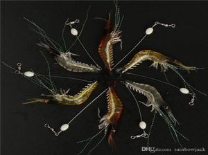 Plastic Garnalen Vorm Inktvis Lokken Garnaal Jigging Baits 95Cm 64G Kunstmatige Octopus Vissen Lokken Haken5116700