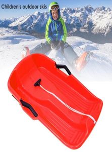 Plastic sneeuwsleiden Duurzame lichtgewicht sport Snow Slider Dikke Ski Children Outdoor Grass Skiing Snowboard Snowboard4202195