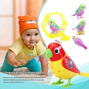 Commande vocale sonore en plastique activer le chant des oiseaux chantants jouet pour enfants cadeau commande vocale intelligente téléphone portable pour contrôler le jouet G1224