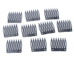 Perruques en plastique peigne pinces à cheveux pour bonnet de perruque peigne pour bonnet de perruque et perruque faisant des outils d'extensions de cheveux 20 pcslot5785352