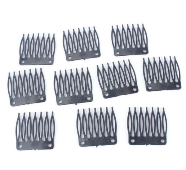 Perruques en plastique peigne pinces à cheveux pour bonnet de perruque peigne pour bonnet de perruque et perruque faisant des outils d'extensions de cheveux 20 pcslot6947748