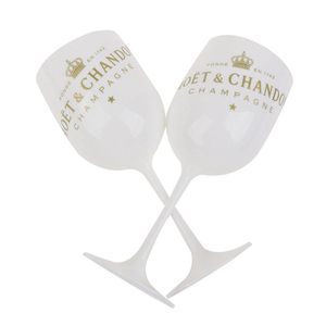 Plastic Wijnbekers Acryl Onbreekbare Champagnes Wijnglazen 480 ml 16 oz Kunststoffen Wijnbekers Feest Bruiloft Decoratie Wit Champagneglas Moet Chandon