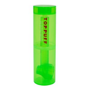 Tache en plastique 178mm 4 tuyaux de couleur ensemble de tabagisme narguilé en plastique TOPPUFF tuyau d'eau en plastique cylindrique Portable
