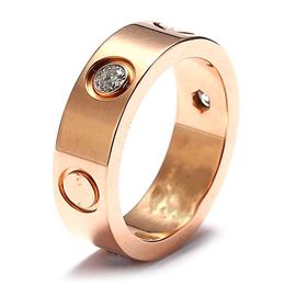 Классическое любовное кольцо из 18-каратного золота с покрытием. Дизайнерское кольцо для женщин. Кольца для пар. Стальные кольца с бриллиантами. Дизайнерские украшения для обручального кольца. Юбилейное ювелирное изделие. Подарок.