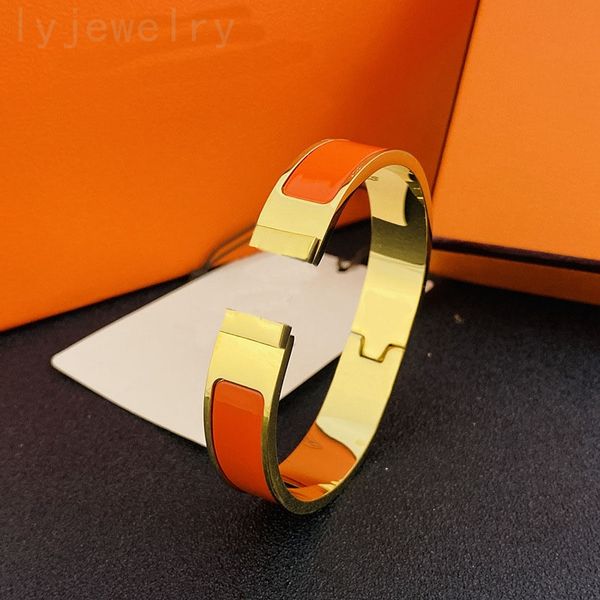Bracelet en or plaqué lettre Bracelets Designer pour femmes accessoires de mode mariage pulsera cadeaux de Saint Valentin bracelet en émail dame bijoux ZB003