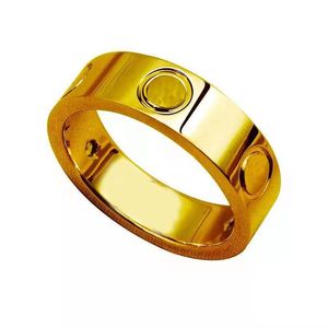 Vergulde gouden man luxe ring vrouw liefde straat casual roestvrijstalen bruiloft schroef herdenkingsdag moissanite sieraden maat 10 mannen ijs uit designer ringen ZB010 I4