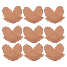 Assiettes 100 PCS Candy Chocolate Tray Baby Mini Gake Stand Emballage Paper Trufflers