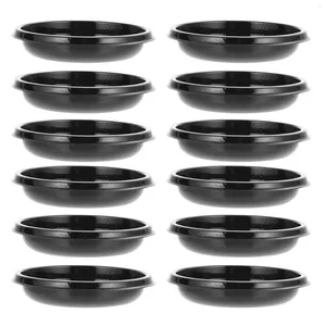 Platen 100 pc's sauzen ronde lade wegwerp schotel plastic huis restaurant veilige schotel dessert plaatcontainer