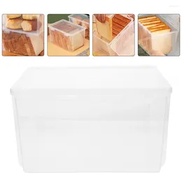 Boîte de rangement de pain, assiettes 2 pièces, réfrigérateur conteneur de fruits, support à gâteau en plastique, bacs carrés, fournitures de cuisine, support distributeur