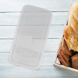 Assiettes 2 pièces boîte à pain congélateur réutilisable réfrigérateur organisateur pain frais garder accessoire