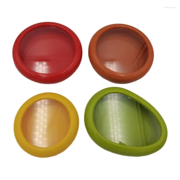 Assiettes 4pcs Épargnes réutilisables