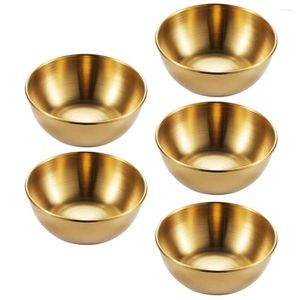 Assiettes 5 pièces Snack coréen assaisonnement plat saveur Sauce plats épices apéritif assiette de service enfant