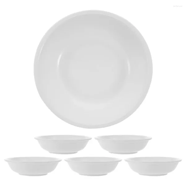 Assiettes 6 pièces assiette d'accompagnement Mini bols à tremper apéritifs plats de service ronds tasses à sauce