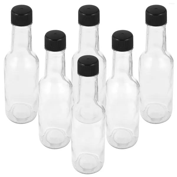 Assiettes 6 pièces bouteille de Ketchup réutilisable bouteilles de Sauce à condiments en verre