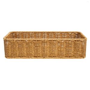 Assiettes Appareil Panier De Rangement De Fruits Ustensile De Salle De Bains Accessoire Bac À Légumes Snack Supply Plateaux En Plastique Organisateur Plateau