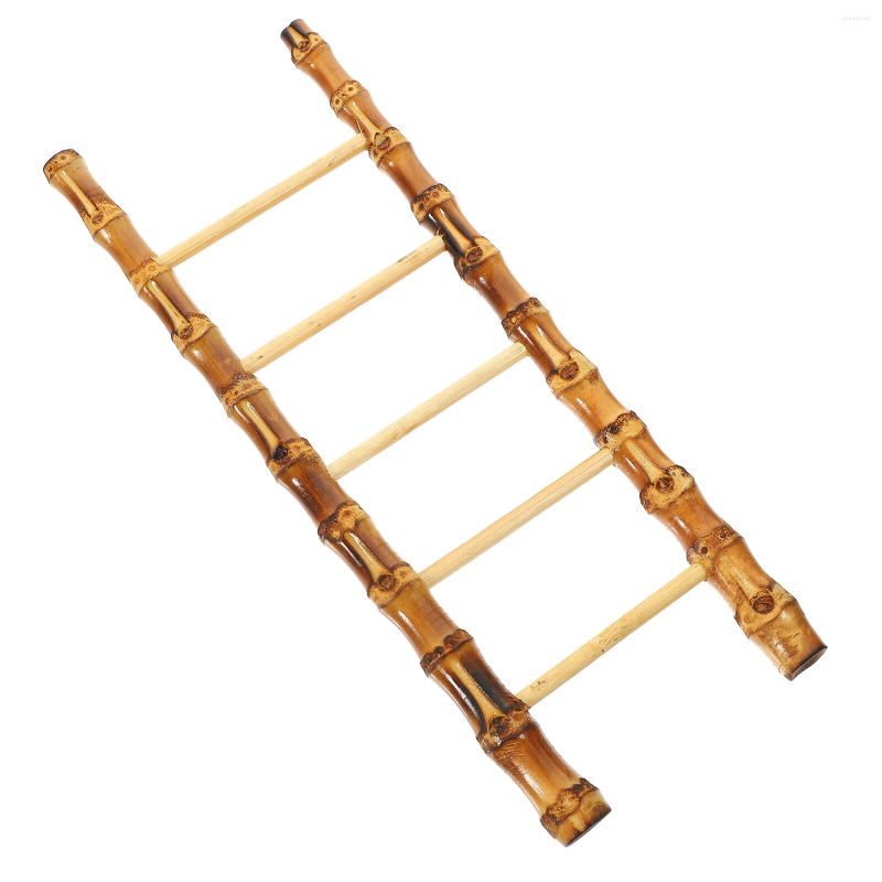 Тарелка бамбуковая лестница сашими расположение мини -поднос украшения украшения блюдо