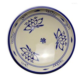 Assiettes Assiette En Porcelaine Bleu Et Blanc Bol Profond Peu Profond Soupe Plateau Repas Plat Commercial Ménage Rétro Vaisselle Chinoise