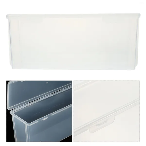 Boîte de rangement de pain, assiettes, réfrigérateur, conteneur de Toast, conteneurs en plastique, étui à gâteaux, distributeur Portable Transparent