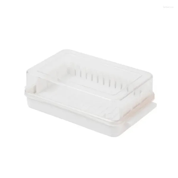 Placas Caja de almacenamiento de corte de mantequilla Transparente Gran capacidad REFRIGERADOR REFRIGERADOR REFRIGERADOR Caja de refrescos