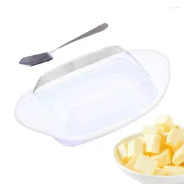 Assiettes Boîte de beurre avec plateau de couvercle plateau de rangement de serveur durable outil de cuisine