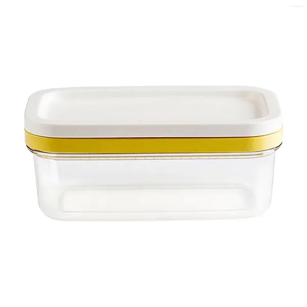 Platos Mantequilla Plato Rebanador Encimera Corte Fácil De Cortar Y Almacenar Transparente Grande Para Refrigerador Hermético