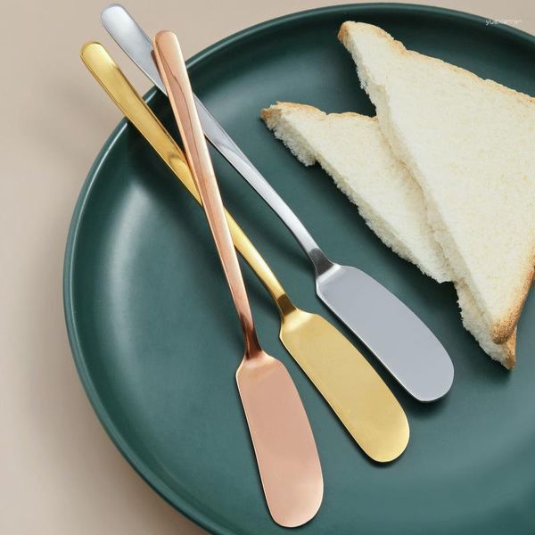 Assiettes couteau à beurre fromage japonais Dessert tartinage confiture épaissi acier inoxydable Western