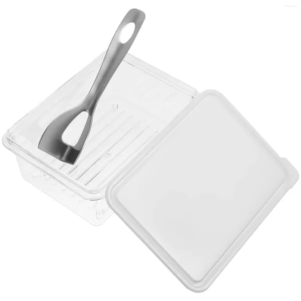 Platos, caja sellada para mantequilla, recipientes portátiles de plástico para postres, rebanador de cocina, tapa, soporte de almacenamiento para quesos, encargado del hogar