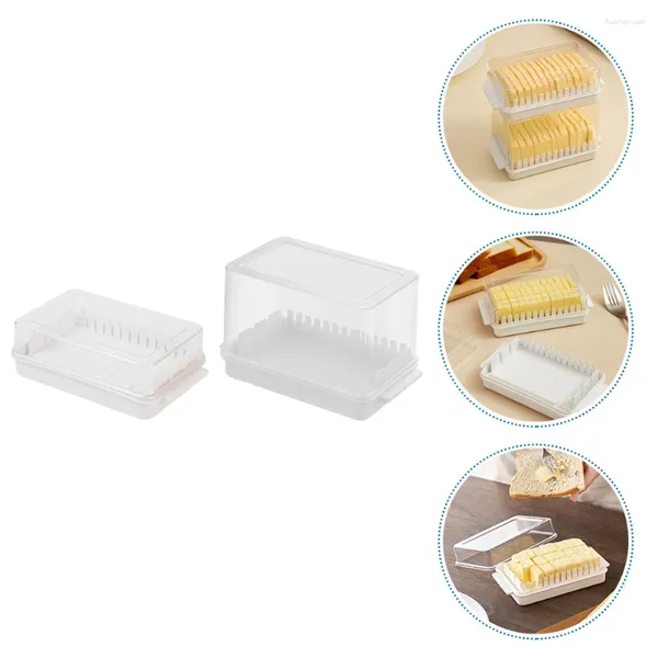 Assiettes Butter Storage Conservateur Organisateur Organisateur Conteneur Home Keeper Case Froms de cuisine Boîtes de cuisine
