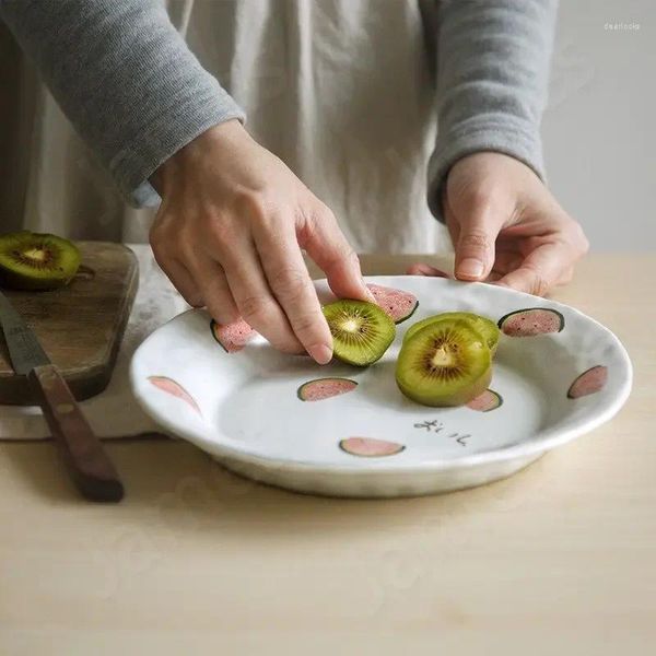 Platos Plato De Cena De Cerámica Diseño Personalizado Ensalada De Frutas Filete Pasta Postre Pan Vajilla Estilo Europeo