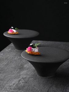 Platen keramische Franse desserttafel gebakschotel creatief koud ware dim sum