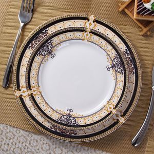 Platen keramiek servies westerse plaat set huis bot china creatieve steak schotel spaghetti plat snack