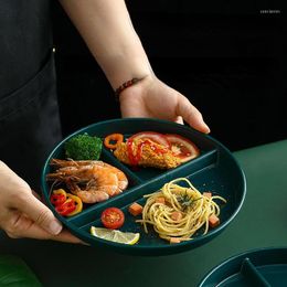 Borden compartiment bord voor ronde plastic servies servies eetgerei serveergerechten cake salade keuken