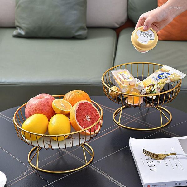 Assiettes plateau à fruits en verre créatif salon Table à thé ménage bonbons Snack Melon et Dim Sum décoration