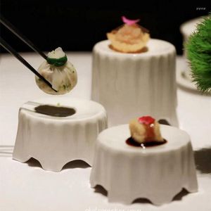 Assiettes Creative Petite Table Gâteau Assiette À Dessert En Céramique À Manger El Japonais Sashimi Sushi Ménage Solide Couleur Vaisselle