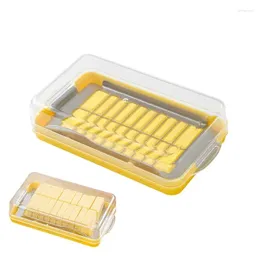 Assiettes Coute Butter Dish Cheese From Boîte Slicer Box scellant Silicone Couvercle Sinsirant pour facile et rangement