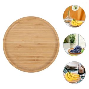 Borden Dinerbord Bamboe Kaasplank Dessert Salade Fruitschaal Gebak Snackschaal