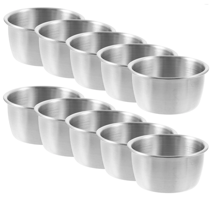 Plates Dipping Bowl Stainless Steel Practical Durable Sauce Cup Appetizer Seasoning Dish For French Fries Dumpling