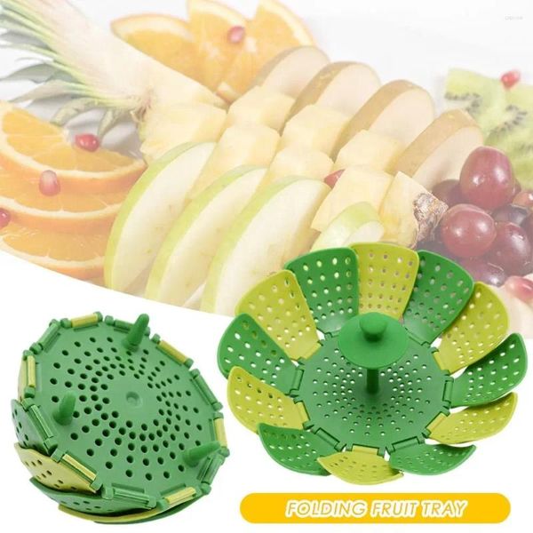 Platos Cesta de frutas duradera y duradera Buenos artículos de cocina Gadgets Jaula al vapor de loto para el hogar