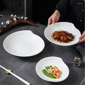 Platen fancity fvetable bord soep el creatief Chinees servies voorzien van witte prachtige high-end cold Dish Co