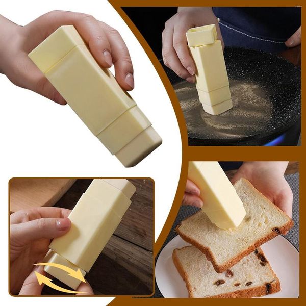 Assiettes pratiques épandeur de beurre solide supports bâtons boîte de rangement en plastique applicateur fromage gardien étui Toast cuisine outils de cuisson