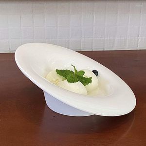 Borden Onregelmatig gevormd Keramiek Servies Voorgerechten Dessertkommen Wit- en pastagerechten Fruitsalade
