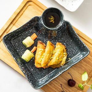 Borden Japanse creatieve knoedelplaat keramiek met tafelgerei klein gerecht ontbijt westerse huis restaurant gerechten en sets