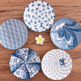 Borden Japanse stijl keramisch servies diner set 4 stks 7-inch bord maaltijdlade creatief cadeau