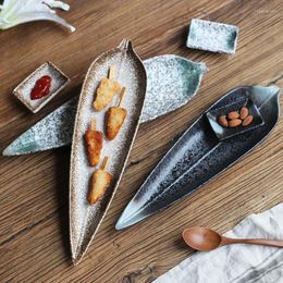 Borden Japanse stijl creatief keramische dessertplaat sushi -saus schotel keuken servies snack ketchup lade restaurant kruiden