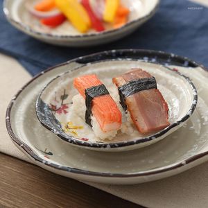 Borden lingao Japanse familie maken makings servies set sushi keramische plaat creatief gerecht huishouden gepersonaliseerd ontbijt