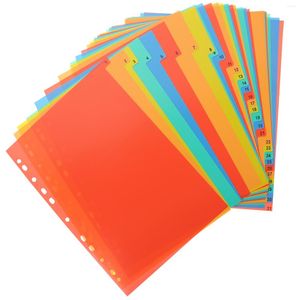 Plaques Manager Binder Tabs Dividers Asthétique.