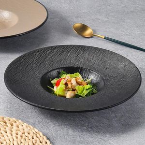 Borden Melamine Diep bord Westerse keuken Pasta Salade Restaurant Bestek