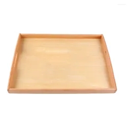 Assiettes Montessori, plateau d'aide à l'enseignement, artisanat, conteneur de stockage, collation en bois, organisateur de plateau pour enfants, palette artisanale décorative pour enfants