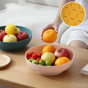 Platen multifunctionele ronde ronde siliconen groentemand huishouden creatieve opslag fruit afvoer keuken container houder